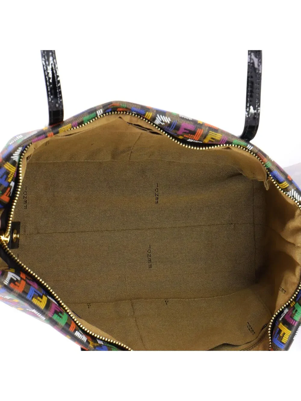 Fendi Roll Tote Zucchino Coated Canvas #260516F83B